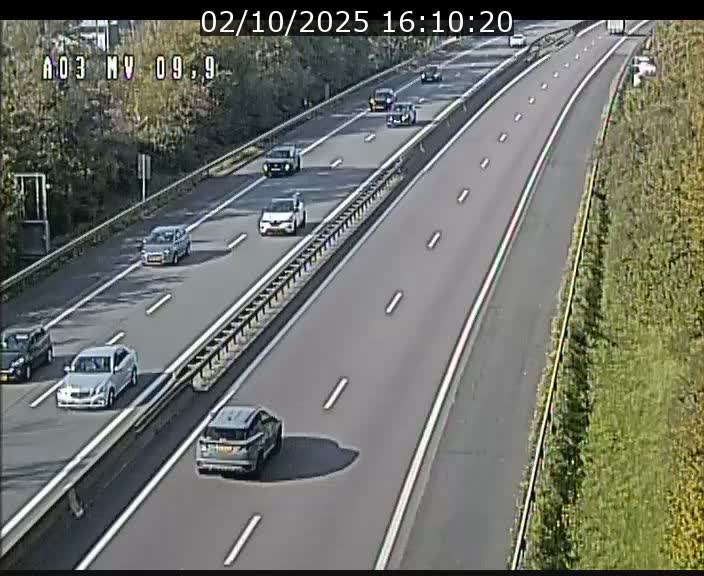 <h2>Webcam Autoroute à la Croix de Bettembourg - A3 - BK 9.9 - direction Luxembourg-Ville</h2>