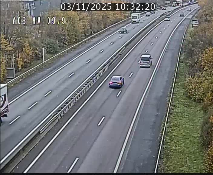<h2>Webcam Autoroute à la Croix de Bettembourg - A3 - BK 9.9 - direction Luxembourg-Ville</h2>