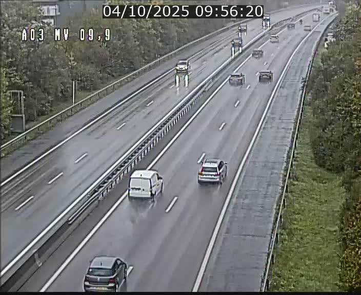 <h2>Webcam Autoroute à la Croix de Bettembourg - A3 - BK 9.9 - direction Luxembourg-Ville</h2>