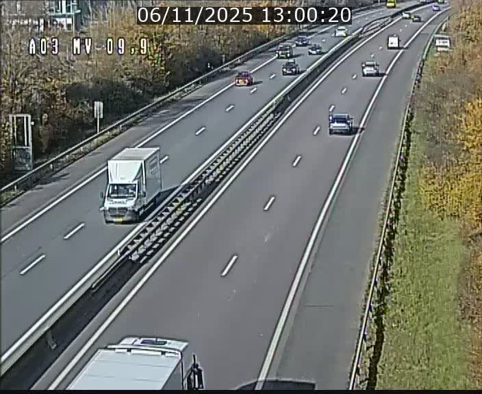 <h2>Webcam Autoroute à la Croix de Bettembourg - A3 - BK 9.9 - direction Luxembourg-Ville</h2>