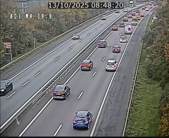 <h2>Webcam Autoroute à la Croix de Bettembourg - A3 - BK 9.9 - direction Luxembourg-Ville</h2>