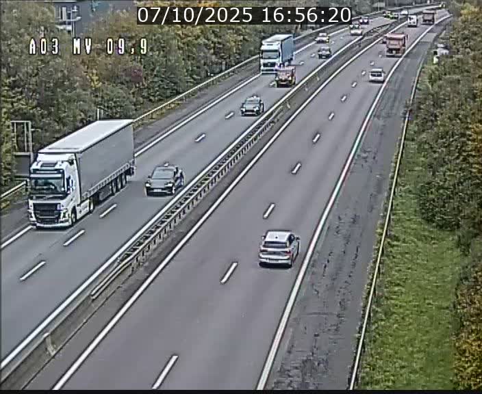 <h2>Webcam Autoroute à la Croix de Bettembourg - A3 - BK 9.9 - direction Luxembourg-Ville</h2>