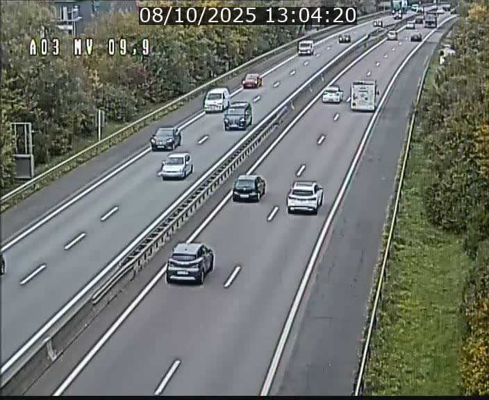 <h2>Webcam Autoroute à la Croix de Bettembourg - A3 - BK 9.9 - direction Luxembourg-Ville</h2>