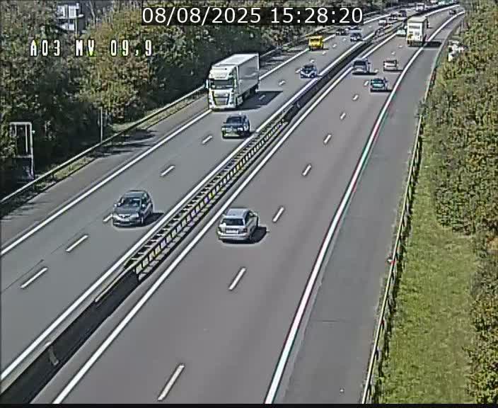 <h2>Webcam Autoroute à la Croix de Bettembourg - A3 - BK 9.9 - direction Luxembourg-Ville</h2>