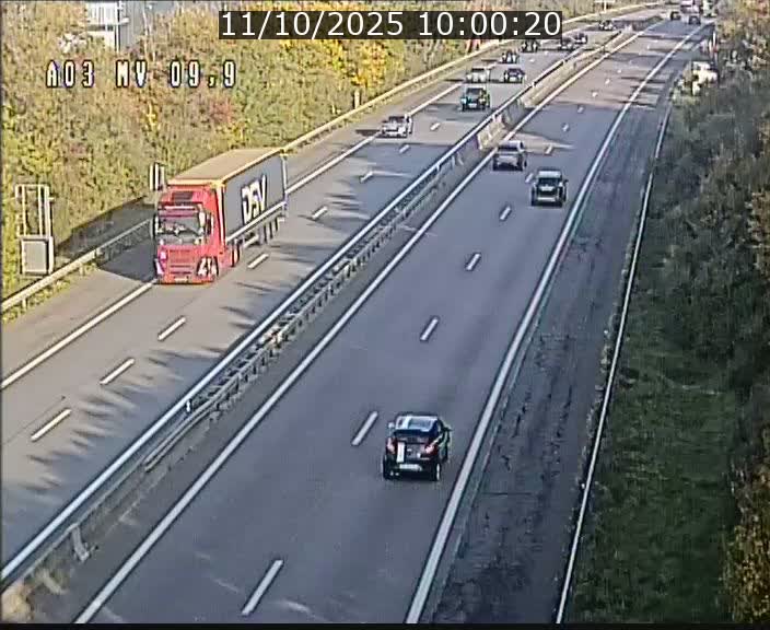 <h2>Webcam Autoroute à la Croix de Bettembourg - A3 - BK 9.9 - direction Luxembourg-Ville</h2>