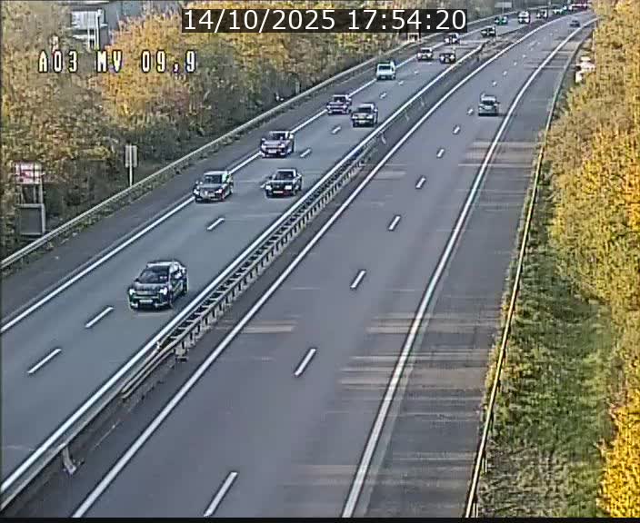 <h2>Webcam Autoroute à la Croix de Bettembourg - A3 - BK 9.9 - direction Luxembourg-Ville</h2>