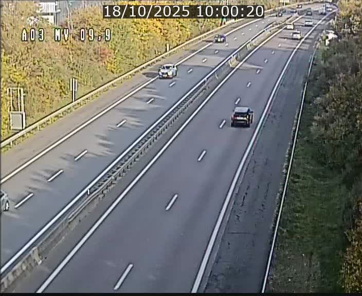 <h2>Webcam Autoroute à la Croix de Bettembourg - A3 - BK 9.9 - direction Luxembourg-Ville</h2>