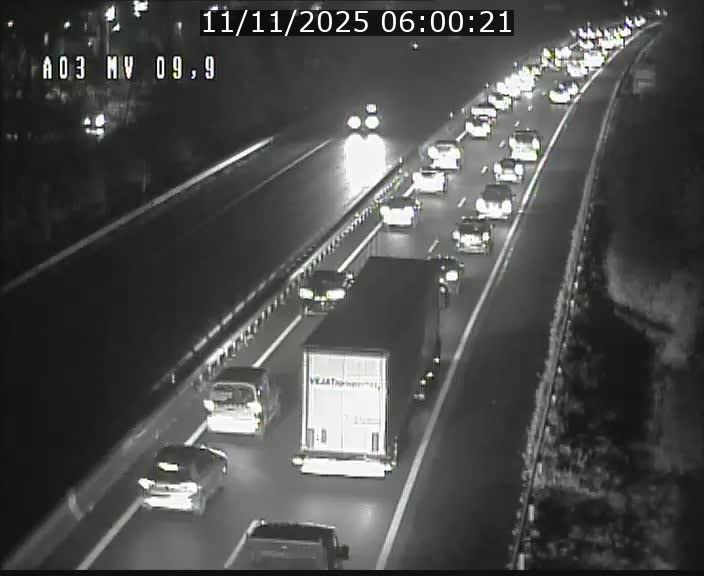 <h2>Webcam Autoroute à la Croix de Bettembourg - A3 - BK 9.9 - direction Luxembourg-Ville</h2>