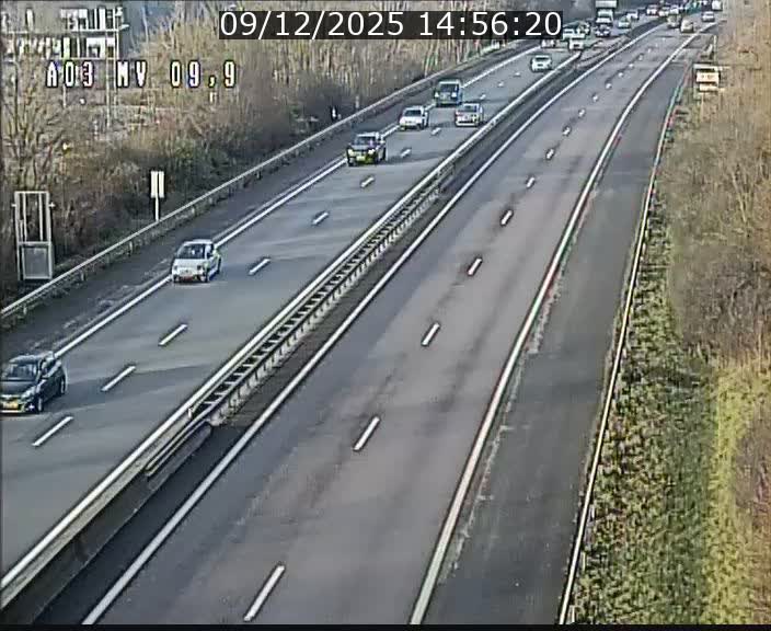 Webcam Autoroute à la Croix de Bettembourg - A3 - BK 9.9 - direction Luxembourg-Ville