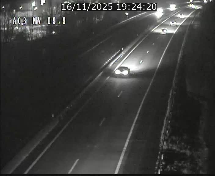 Webcam Autoroute à la Croix de Bettembourg - A3 - BK 9.9 - direction Luxembourg-Ville