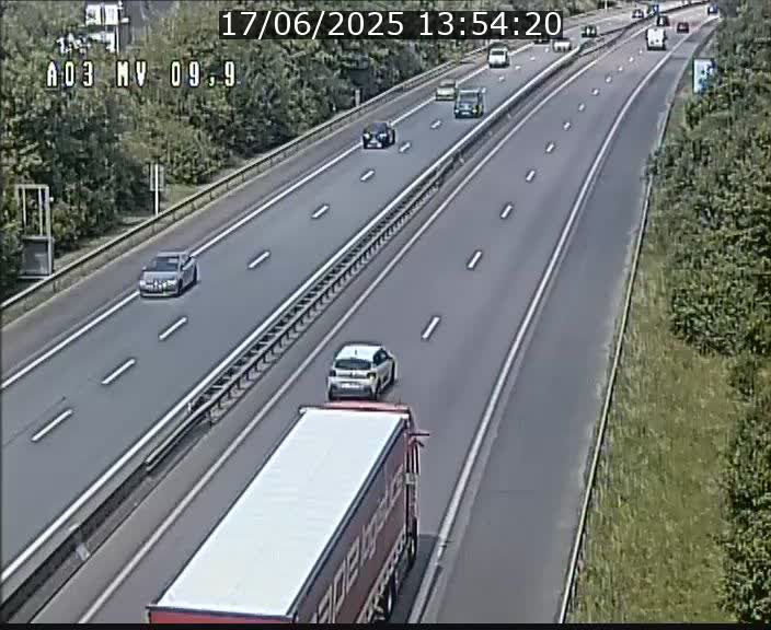 Webcam Autoroute à la Croix de Bettembourg - A3 - BK 9.9 - direction Luxembourg-Ville