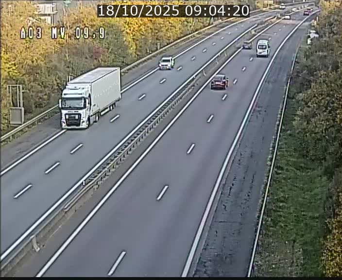 <h2>Webcam Autoroute à la Croix de Bettembourg - A3 - BK 9.9 - direction Luxembourg-Ville</h2>