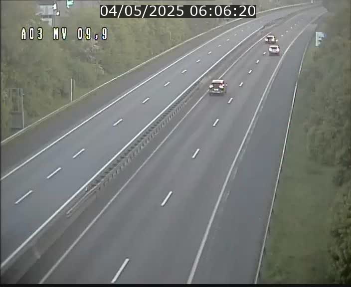 Webcam Autoroute à la Croix de Bettembourg - A3 - BK 9.9 - direction Luxembourg-Ville