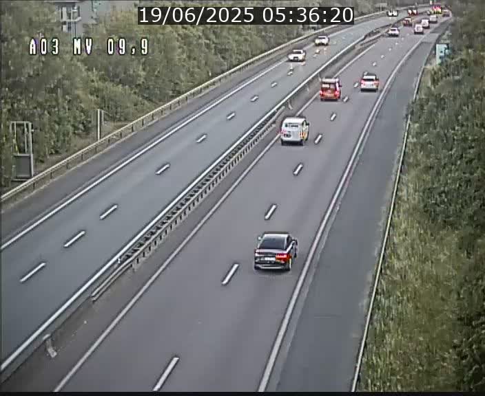 <h2>Webcam Autoroute à la Croix de Bettembourg - A3 - BK 9.9 - direction Luxembourg-Ville</h2>