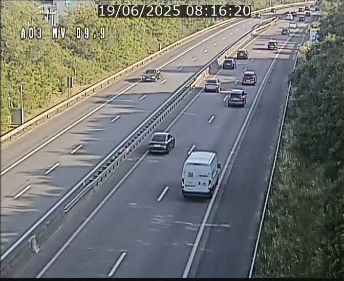 <h2>Webcam Autoroute à la Croix de Bettembourg - A3 - BK 9.9 - direction Luxembourg-Ville</h2>