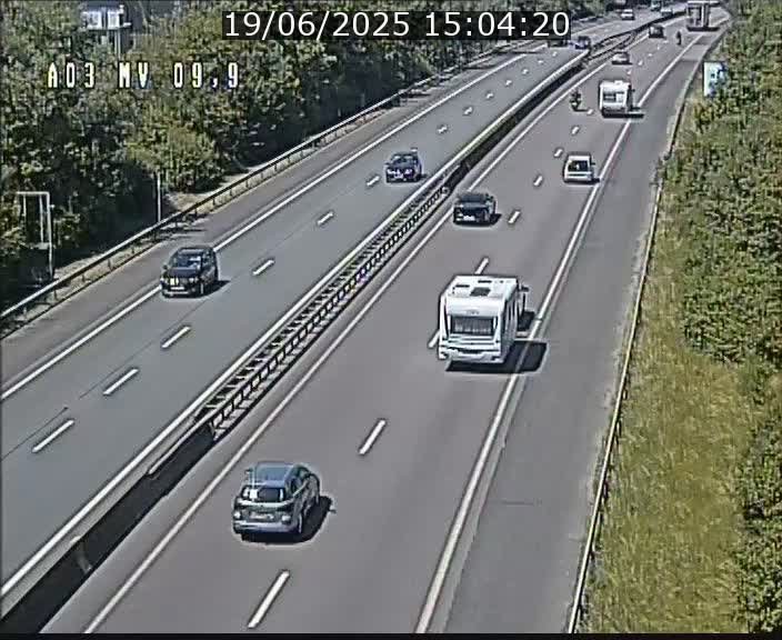 <h2>Webcam Autoroute à la Croix de Bettembourg - A3 - BK 9.9 - direction Luxembourg-Ville</h2>
