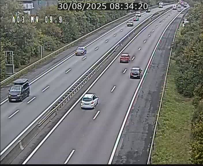<h2>Webcam Autoroute à la Croix de Bettembourg - A3 - BK 9.9 - direction Luxembourg-Ville</h2>