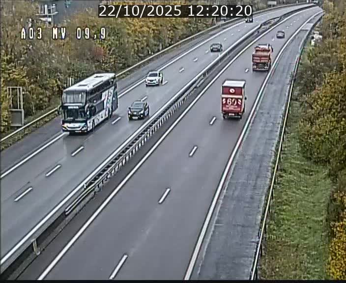 <h2>Webcam Autoroute à la Croix de Bettembourg - A3 - BK 9.9 - direction Luxembourg-Ville</h2>