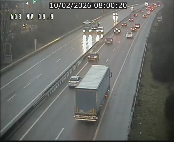 <h2>Webcam Autoroute à la Croix de Bettembourg - A3 - BK 9.9 - direction Luxembourg-Ville</h2>
