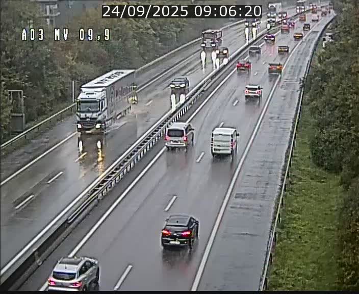 <h2>Webcam Autoroute à la Croix de Bettembourg - A3 - BK 9.9 - direction Luxembourg-Ville</h2>