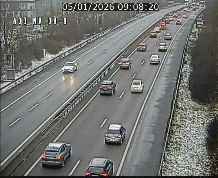<h2>Webcam Autoroute à la Croix de Bettembourg - A3 - BK 9.9 - direction Luxembourg-Ville</h2>