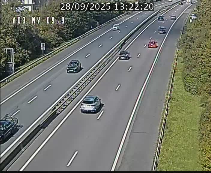 <h2>Webcam Autoroute à la Croix de Bettembourg - A3 - BK 9.9 - direction Luxembourg-Ville</h2>