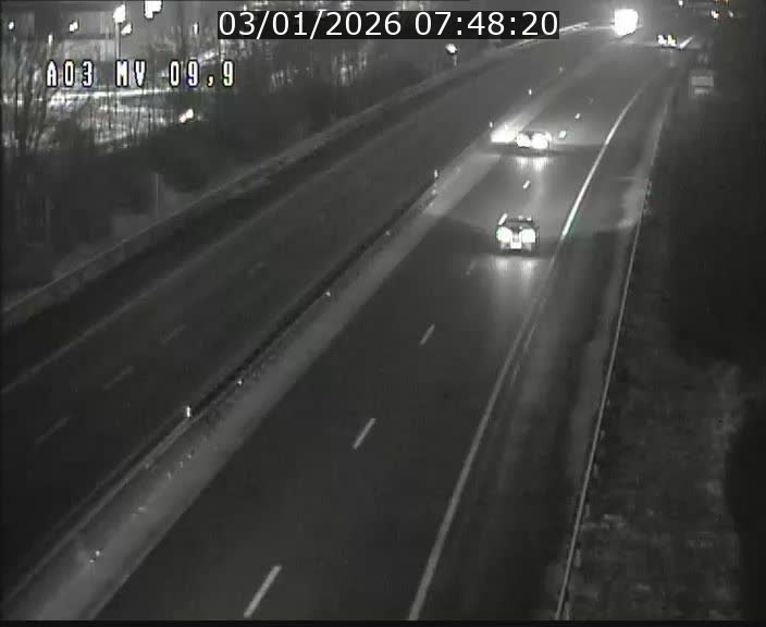 Webcam Autoroute à la Croix de Bettembourg - A3 - BK 9.9 - direction Luxembourg-Ville