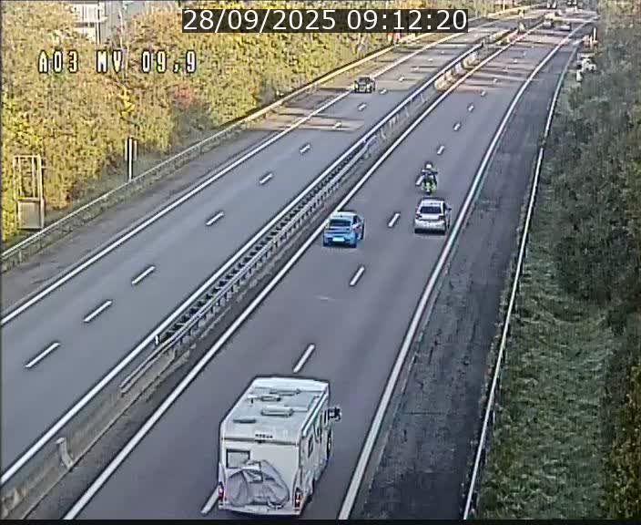 <h2>Webcam Autoroute à la Croix de Bettembourg - A3 - BK 9.9 - direction Luxembourg-Ville</h2>