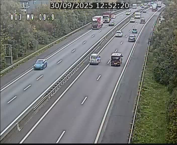 <h2>Webcam Autoroute à la Croix de Bettembourg - A3 - BK 9.9 - direction Luxembourg-Ville</h2>