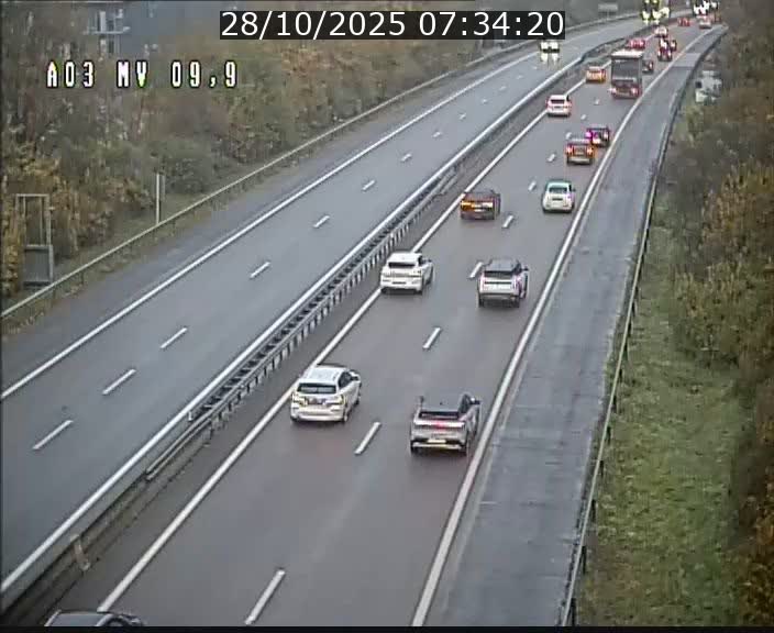 <h2>Webcam Autoroute à la Croix de Bettembourg - A3 - BK 9.9 - direction Luxembourg-Ville</h2>