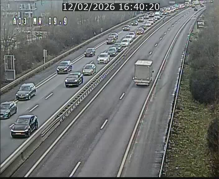 Webcam Autoroute à la Croix de Bettembourg - A3 - BK 9.9 - direction Luxembourg-Ville
