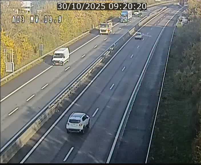 <h2>Webcam Autoroute à la Croix de Bettembourg - A3 - BK 9.9 - direction Luxembourg-Ville</h2>