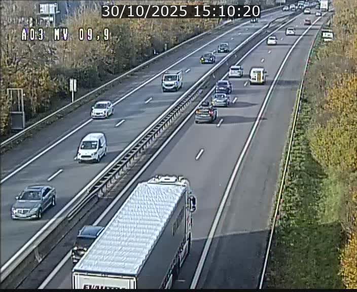 <h2>Webcam Autoroute à la Croix de Bettembourg - A3 - BK 9.9 - direction Luxembourg-Ville</h2>