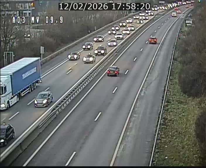 <h2>Webcam Autoroute à la Croix de Bettembourg - A3 - BK 9.9 - direction Luxembourg-Ville</h2>