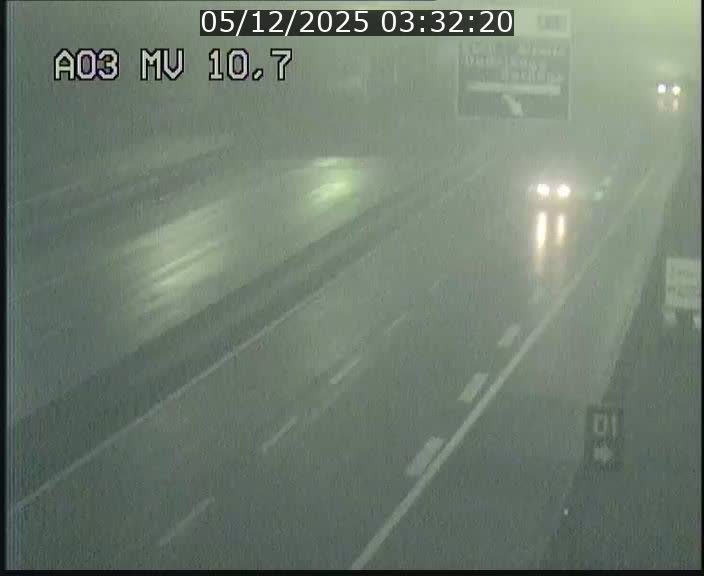 <h2>Traffic live webcam Luxembourg Croix de Bettembourg - A3 - BK 10.7 - direction France</h2>