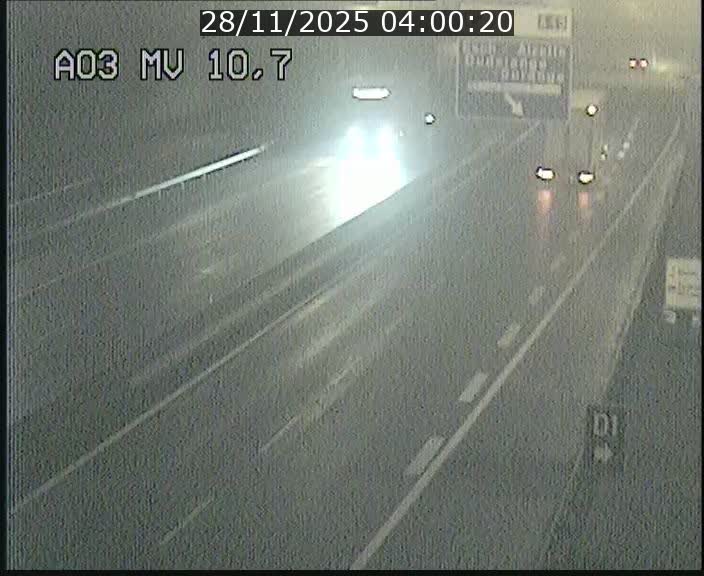 <h2>Traffic live webcam Luxembourg Croix de Bettembourg - A3 - BK 10.7 - direction France</h2>