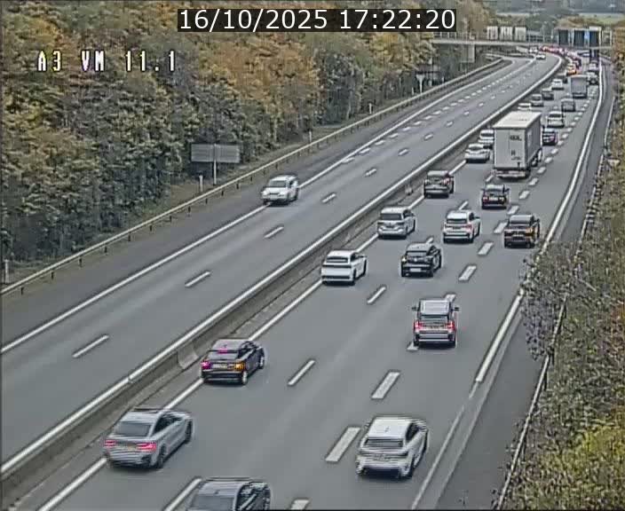 <h2>Webcam à la frontière franco-luxembourgeoise, avant la Croix de Bettembourg - BK 11.1 - direction Luxembourg-ville</h2>