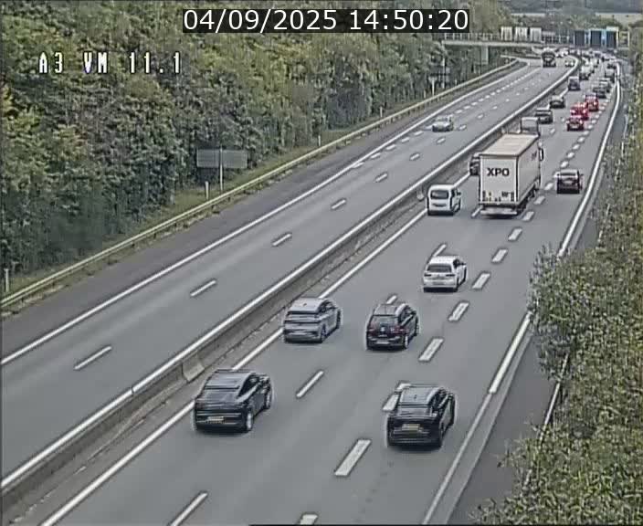 <h2>Webcam à la frontière franco-luxembourgeoise, avant la Croix de Bettembourg - BK 11.1 - direction Luxembourg-ville</h2>