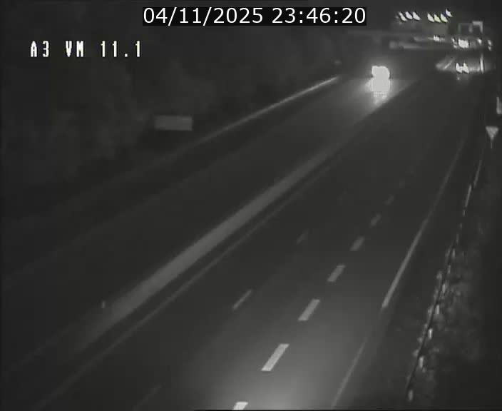 Webcam à la frontière franco-luxembourgeoise, avant la Croix de Bettembourg - BK 11.1 - direction Luxembourg-ville