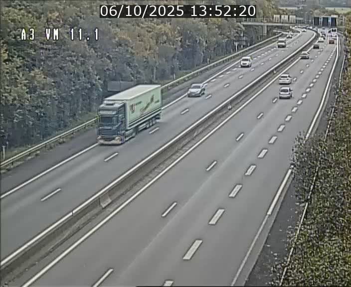 <h2>Webcam à la frontière franco-luxembourgeoise, avant la Croix de Bettembourg - BK 11.1 - direction Luxembourg-ville</h2>