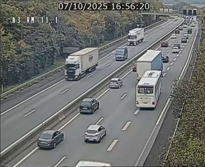 <h2>Webcam à la frontière franco-luxembourgeoise, avant la Croix de Bettembourg - BK 11.1 - direction Luxembourg-ville</h2>