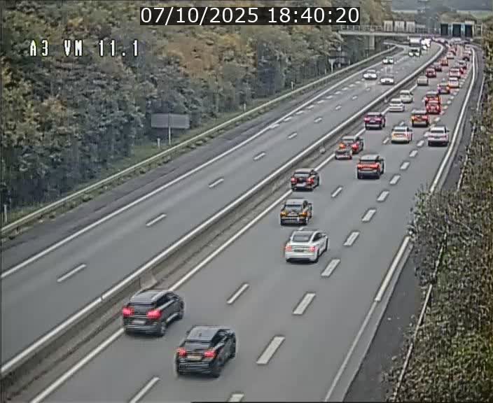 <h2>Webcam à la frontière franco-luxembourgeoise, avant la Croix de Bettembourg - BK 11.1 - direction Luxembourg-ville</h2>