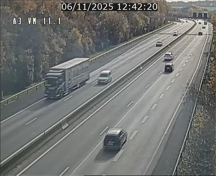 <h2>Webcam à la frontière franco-luxembourgeoise, avant la Croix de Bettembourg - BK 11.1 - direction Luxembourg-ville</h2>