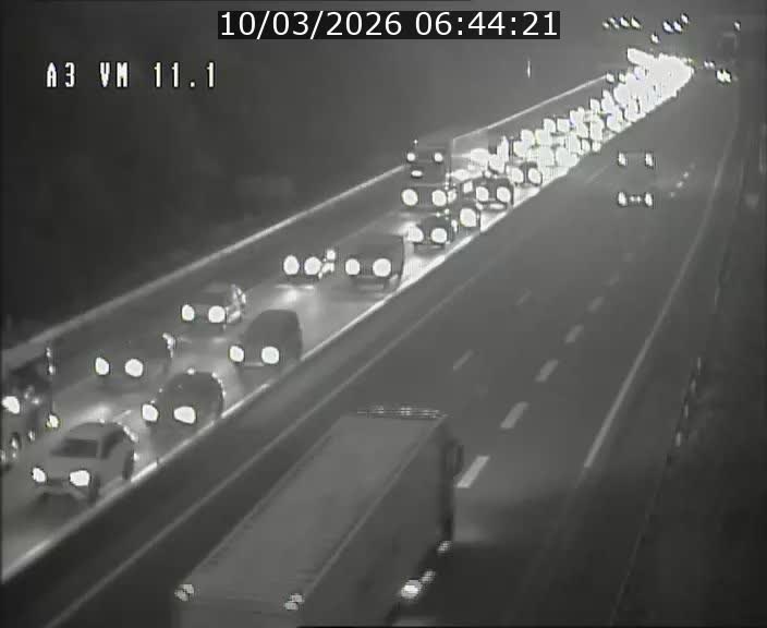 Webcam à la frontière franco-luxembourgeoise, avant la Croix de Bettembourg - BK 11.1 - direction Luxembourg-ville