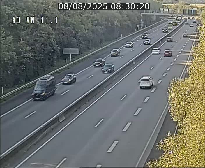 <h2>Webcam à la frontière franco-luxembourgeoise, avant la Croix de Bettembourg - BK 11.1 - direction Luxembourg-ville</h2>