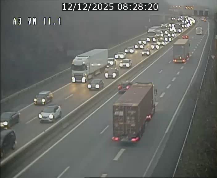 <h2>Webcam à la frontière franco-luxembourgeoise, avant la Croix de Bettembourg - BK 11.1 - direction Luxembourg-ville</h2>