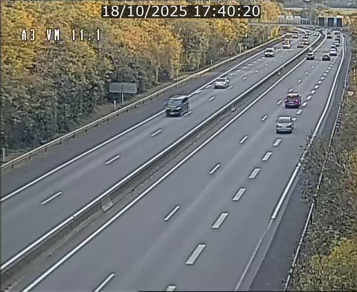 <h2>Webcam à la frontière franco-luxembourgeoise, avant la Croix de Bettembourg - BK 11.1 - direction Luxembourg-ville</h2>