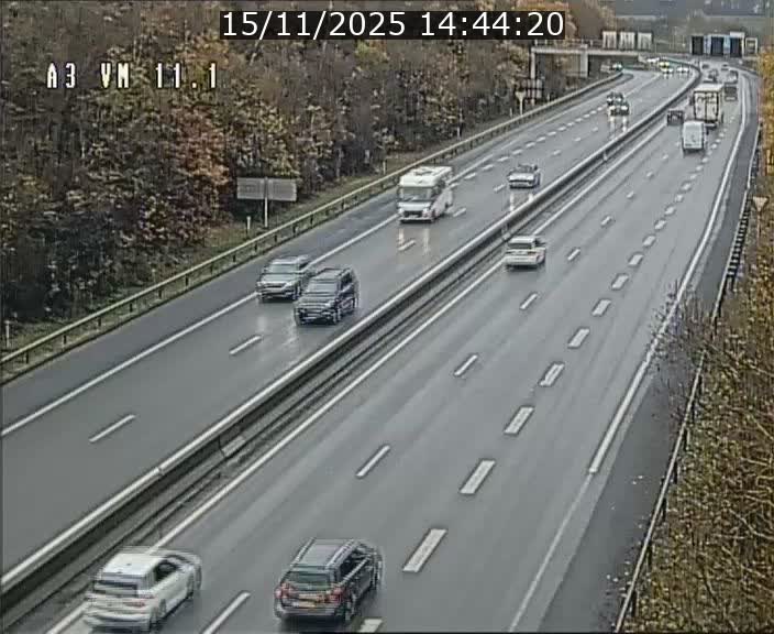 Webcam à la frontière franco-luxembourgeoise, avant la Croix de Bettembourg - BK 11.1 - direction Luxembourg-ville