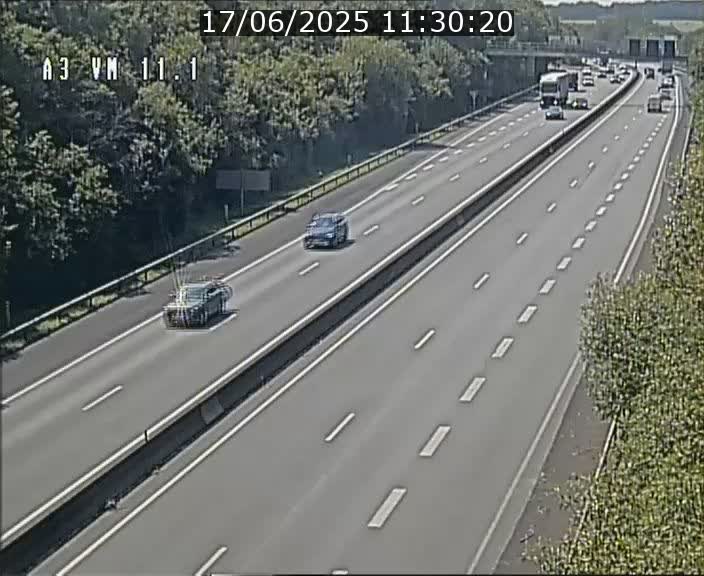 Webcam à la frontière franco-luxembourgeoise, avant la Croix de Bettembourg - BK 11.1 - direction Luxembourg-ville