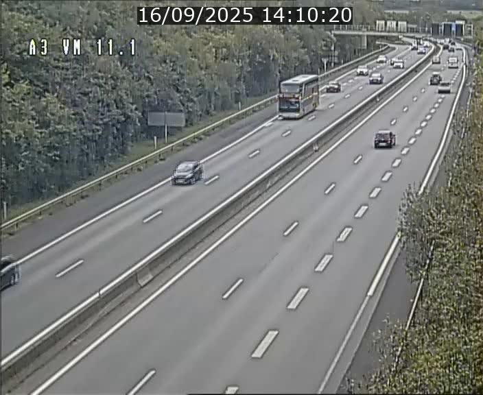 <h2>Webcam à la frontière franco-luxembourgeoise, avant la Croix de Bettembourg - BK 11.1 - direction Luxembourg-ville</h2>
